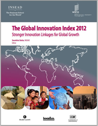 Ranking Global de Innovación 2012 elaborado por la ONU y la Escuela de Negocios INSEAD.