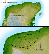 Expertos nacionales e internacionales en colaboración con el gobierno del estado de Yucatán buscan ante la Unesco que el cráter del Chicxulub sea declarado Patrimonio Natural de la Humanidad.