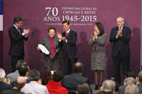 Doctora Yolanda Lastra, PNCA2015 en la categoría  Lingüística y Literatura.