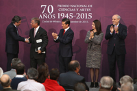 Doctor Enrique Galindo Fentanes, PNCA 2015 en la categoría Tecnología, Innovación y Diseño.