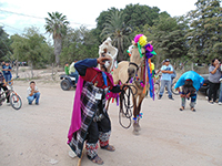 Fariseo mayo durante la celebración de la Semana Santa en Pueblo Viejo, Navojoa, Sonora.