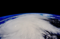 Visto desde la Estación Espacial Internacional el 22 de octubre de 2015, Patricia es  el huracán más poderoso jamás registrado en la historia. Azotó las costas de Jalisco, Colima y Nayarit. Fue el ciclón tropical número 15 de la temporada y se convirtió en huracán categoría 5  en escala Saffir-Simpson.