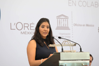 Mónica López Hidalgo, de la Facultad de Medicina, Universidad Autónoma de Querétaro, estudia las interacciones neuro-gliales y su participación en el deterioro de las funciones cognitivas asociadas al envejecimiento.