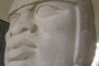 Cabeza colosal: retrato de un gobernante olmeca.