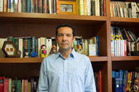 Doctor Sergio Mejía Rosales, investigador de la Facultad de Ciencias Físico-Matemáticas de la UANL, presidente de la Mesa Directiva de la Sección Regional Noreste de la AMC para el periodo 2015-2018.