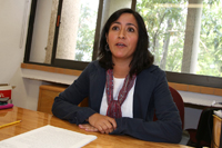 La antropóloga social Elena Nava Morales lleva a cabo el trabajo posdoctoral  “Fuerzas hegemónicas y contrahegemónicas en la comunicación indígena