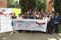 Participantes del Foro sobre estrategias de colaboración AMC-NANOMXCN-México-China:NANO Materiales/Ciencia/Tecnología para Energía Renovable y Remediación Ambiental, celebrado el 17 de agosto en la sede de la Academia Mexicana de Ciencias. José Luis Morán (centro), presidente de la AMC, encabezó la actividad académica en su calidad de anfitrión.