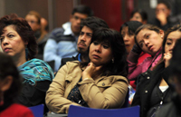 Durante el Congreso Ciencia y Humanismo 2012 de la Academia Mexicana de Ciencias (AMC).