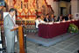 Durante la presentación del libro.