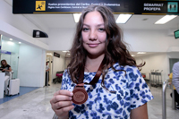 Daanae Eloísa Jasso Meléndez, 17 años,medalla de bronce en la X Olimpiada Iberoamericana de Biología.