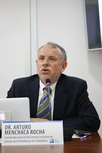 Arturo Menchaca Rocha, coordinador general del Consejo Consultivo de Ciencias de la Presidencia de la República (CCC).