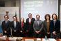 En la presentación del programa de actividades de la clausura del Año Internacional de la Luz y las tecnologías basados en la luz 2015, participaron Benito Mirón, secretario general de la Comisión Mexicana de Cooperación con la Unesco; Jaime Urrutia, presidente de la Academia Mexicana de Ciencias; Ana María Cetto, coordinadora del Comité Nacional AIL-2015; Rolando Zapata, gobernador del Yucatán; Rodrigo Pintado, de la Subsecretaría para Asuntos Multilaterales y Derechos Humanos; Julia Tagueña Parga, directora adjunta de Desarrollo Científico del Conacyt; y Nuria Saenz, directora y representante de la Oficina de la Unesco en México.