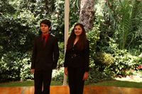 Los estudiantes Guillermo Gael Wells Abascal y Ana Laura Martínez Pacheco, de Baja California, ganadores del primer lugar del Premio Nacional Juvenil del Agua 2015, representarán a México con su proyecto 'Detección y eliminación de flúor en el agua', en el 18 'Stockholm Junior Water Prize', durante la Semana Mundial del Agua en Estocolmo, Suecia