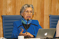 Silvia Torres Castilleja, presidenta de la Unión Astronómica Internacional (IAU, sus siglas en ingles).