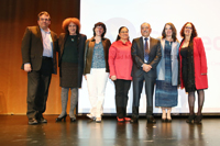  En la imagen: Ernesto Márquez, Julia Tagüeña, Clementina Equihua , Libia Barajas, Jorge Padilla,Lourdes Patiño y Patricia Magaña.