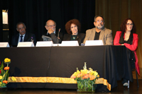  La mesa de honor para la toma de posesión del Comité Directivo de la Somedicyt la integraron el maestro Jorge Padilla, los doctores José Sarukhán, Julia Tagüeña y José Franco, así como la maestra Patricia Magaña.