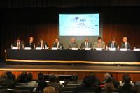 Rodrigo Castañeda, Ofelia Angulo, Elías Micha, José Franco, Enrique Cabrero, Patricio Martínez, Bernardino Antelo, Juan Carlos Romero, y José Mustre., participaron en “El Foro Consultivo y el desarrollo del Sistema de Ciencia, Tecnología e Innovación”.