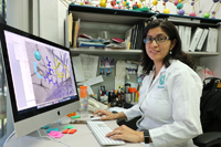Dra. Liliana Quintanar Vera, del Departamento de Química del Cinvestav, estudia las interacciones entre los metales de transición y las proteínas.