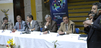 El Dr. José Franco participó como moderador del anuncio ante medios de comunicación de la Noche de Estrellas 2011.