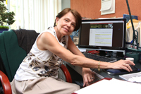 La doctora María Ester Brandan, investigadora del Instituto de Física de la UNAM e integrante de la Academia Mexicana de Ciencias, es una de las co-organizadoras del Simposio 