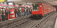 Imagen de la estación del Metro Pino Suárez.