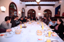 Aspecto del desayuno-conferencia de prensa, que se realizó en un restaurante de la ciudad de México.