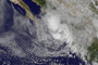 La tormenta tropical Manuel en imagen de satélite captada el 17 de septiembre.