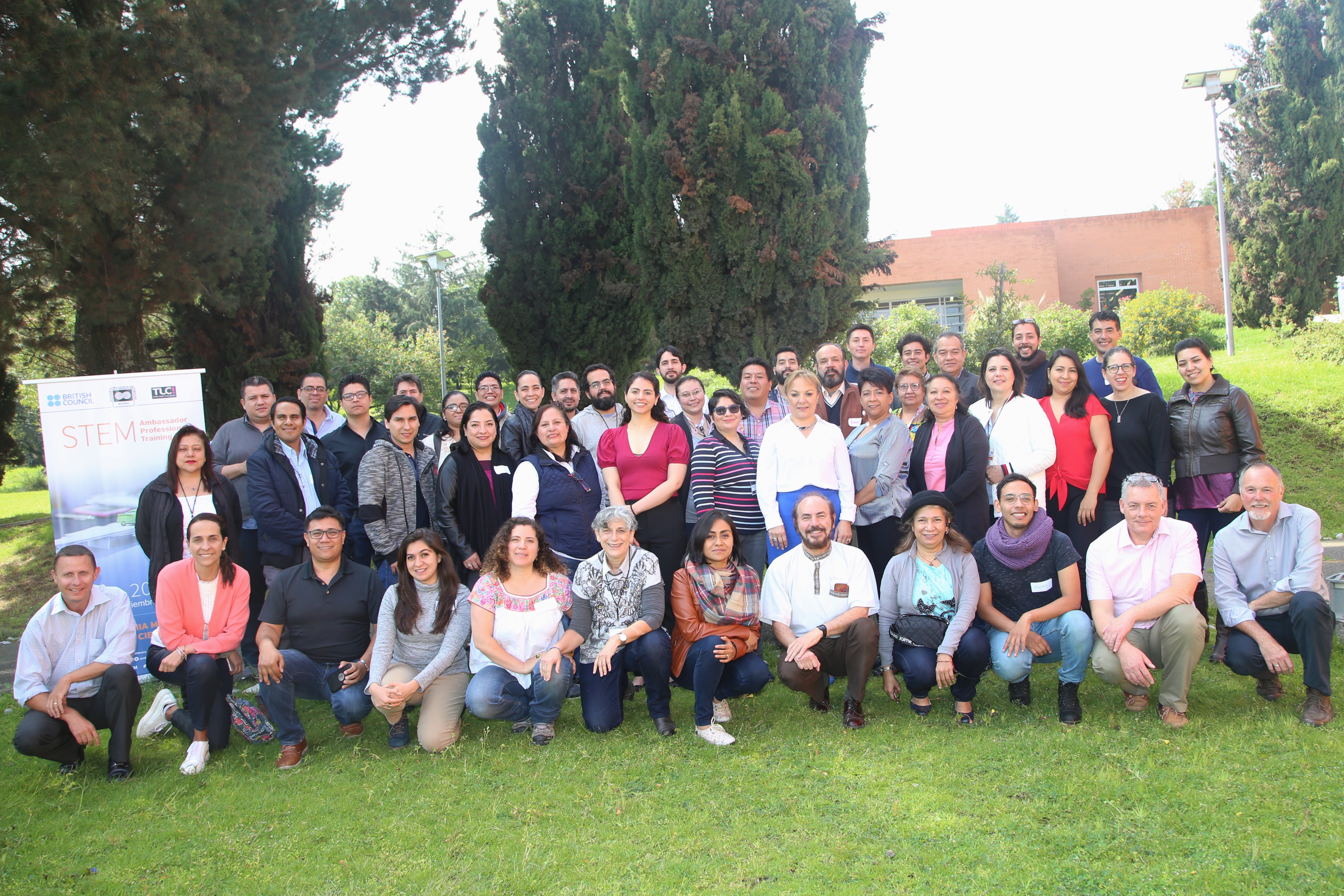 Participantes del curso-taller intensivo de tres días llamado STEM Ambassador Professional Training, que se realizó del 19 al 21 de septiembre en las instalaciones de la AMC.