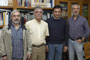 El Dr. Antonio del Río, el Dr. Enrique Galindo, el Dr. Sergio Cuevas y el Dr. Hernán Larralde.