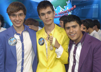 Andrés Fernández, Javier López y Oliver Landa.