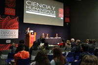El presidente de la Academia Mexicana de Ciencias, Jaime Urrutia, dio la bienvenida a la Reunión General de la AMC Ciencia y Humanismo II, en el auditorio 