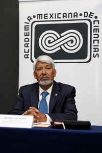 José Luis Morán, presidente de la Academia Mexicana de Ciencias, ofreció una rueda de prensa en la que abordó la conveniencia de llevar a cabo cambios en la estructura y políticas para el desarrollo de la ciencia y tecnología en el país y el panorama del sector ante las próxima elección presidencial en el 2018.