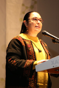 Sara Ladrón de Guevara González, rectora de la Universidad Veracruzana.