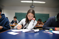 Los 170 estudiantes de 29 estados del país presentaron el examen teórico en la Facultad de Biología de la Universidad Veracruzana.