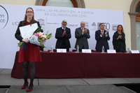 Ana Sofía Varela Gasque obtuvo una de las Becas para Mujeres en la Ciencia  L’Oréal-Unesco- Conacyt-AMC 2017, en el área de ciencias naturales.