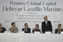 En el marco de la entrega del Premio Ciudad Capital “Heberto Castillo Martínez”, encabezada por el Jefe de Gobierno del DF, Marcelo Ebrard y celebrada en el Patio Central del Museo Interactivo de Economía, donde nueve de los 13 galardonados son miembros de la AMC.
