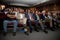 Investigadores, estudiantes, familiares y amigos fueron parte del público en la ceremonia de ingreso del doctor Carlos Frenk como miembro correspondiente de la AMC.