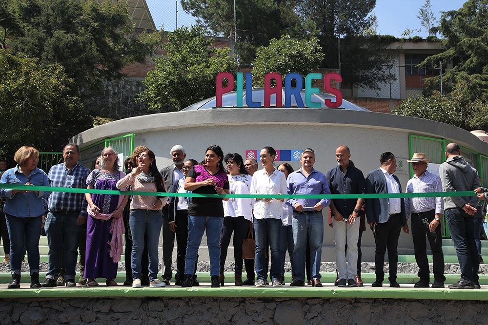  Inauguración del Punto de Innovación, Libertad, Arte, Educación y Saberes (PILARES) de San Miguel Teotongo, Iztapalapa.