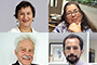 Ganadores del Premio Nacional de Ciencias 2018 (de arriba a abajo): Leticia M. Torres Guerra, de la Universidad Autónoma de Nuevo León; Mónica A. Clapp Jiménez, del Instituto de Matemáticas-UNAM; Ricardo Chicurel Uziel, del Instituto de Ingeniería-UNAM y Carlos A. Aguilar Salinas, del Instituto Nacional de Ciencias Médicas y Nutrición.