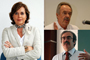 Tres ex presidentes de la AMC opinan sobre el presupuesto para ciencia, tecnología e innovación 2014. En la Imagen Rosaura Ruiz, René Drucker y José Antonio de la Peña.