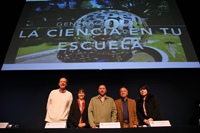 De izquierda a derecha: Carlos Bosch, Silvia Romero, Fernando Martínez,  Guillermo Apaez y Monserrat Jiménez.