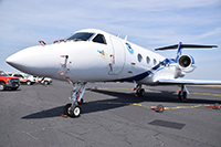 Un jet Gulfstreamque, de la flota de investigación de la NOAA.