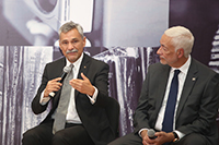 José Mustre de León, director general del Cinvestav y Luis Miguel Gutiérrez Robledo, director general del INGER.