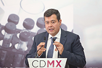 José Ramón Amieva, jefe de gobierno de la CDMX.