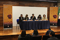 Jesús Mendoza Álvarez, subdirector de Comunicación Pública de la Ciencia del Consejo Nacional de Ciencia y Tecnología, encabezó la conferencia de prensa para anunciar la III Muestra Nacional de Imágenes Científicas, la cual se inaugurará el próximo 6 de septiembre en la sala Julio Bracho del Centro Cultural Universitario.