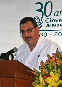 Doctor Romeo de Coss Gómez, investigador del Cinvestav-Mérida, presidente de la Sección Regional Sureste 1 de la Academia Mexicana de Ciencias para el trienio abril 2015 - abril 2018