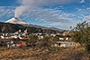 La Monografía del mapa de peligros del Volcán Popocatépetl es un análisis de 25 km alrededor del volcán en donde se encuentran habitando 360 mil 161 personas; 35 mil de estas son adultos de la tercera edad y todos habitan 105 mil 305 viviendas, con una infraestructura pública de 131 centros de salud, 850 escuelas, 92 mercados, 61 hoteles,  57 bancos y 25 gasolineras.