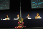 La Dra. Judith Zubieta, directora del programa Verano de la Investigación Científica; el presidente de la Academia Mexicana de Ciencias, el Dr. Arturo Menchaca Rocha; el Mtro. Eduardo Calderón, del Programa Nacional de Becas de la SEP (Pronabes)y la Mtra. Mercedes Velasco, representante del Conacyt.