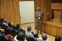 Con un ejercicio de retroalimentación concluyó la tercera reunión Construyendo el futuro. Encuentros de ciencia en Morelia, Michoacán En la imagen, el doctor José Luis Morán, presidente de la Academia Mexicana de Ciencias, en el auditorio del Instituto de Investigaciones en Ecosistemas y Sustentabilidad de la UNAM.