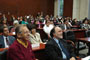 Durante la clausura de los Talleres de ciencia PAUTA para profesores de educación básica.